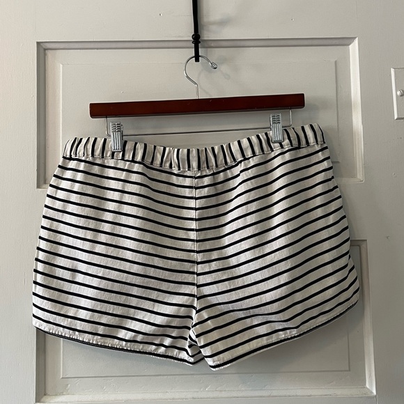 J. Crew Women's Striped Drawstring Short - M - Picture 5 of 7
